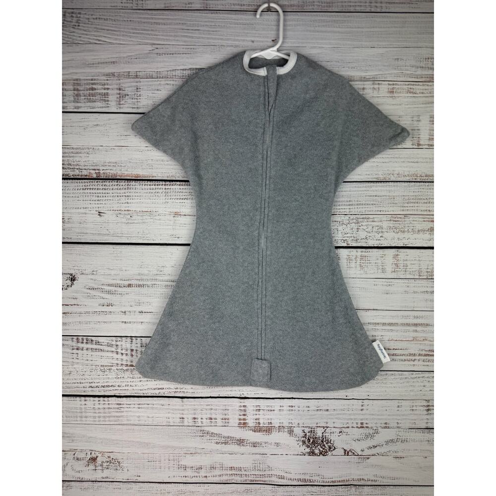 Sleeping Baby Zipadee Zip Sleep Sack Gray Neutral Microfleece Small 4-8mo Unisex